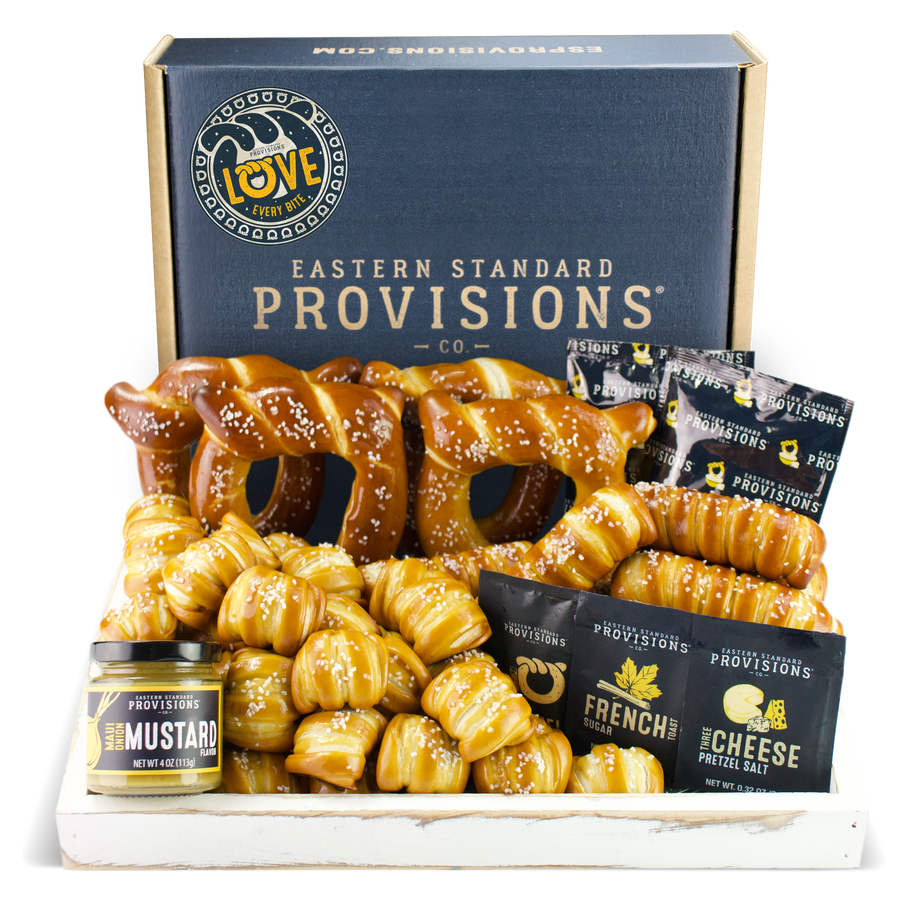 Soft Pretzels, Salts & Sauces Variety Box - ESPCO Y5